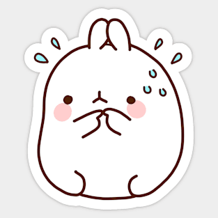 Shy Sticker